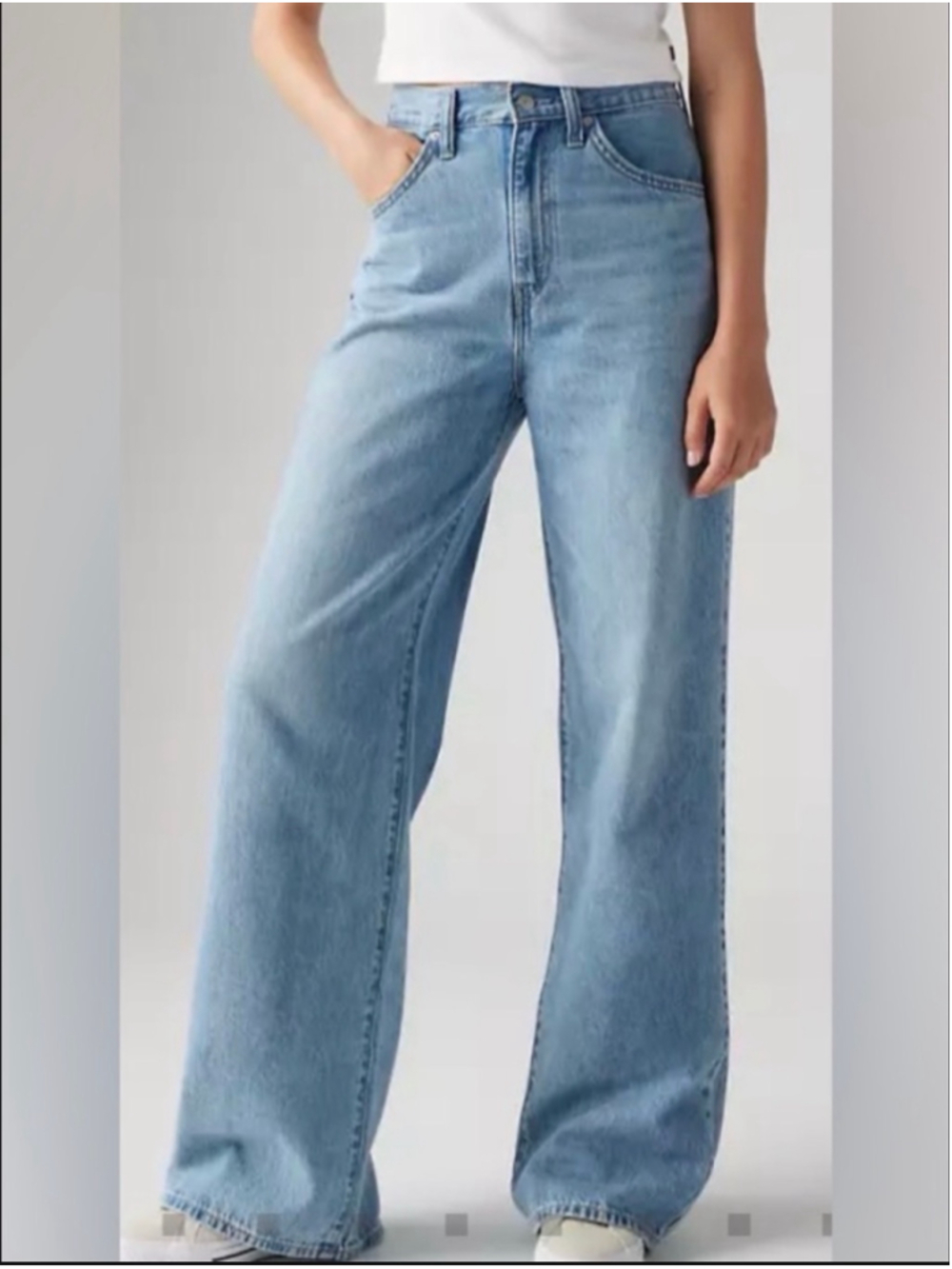 Levi’s Cinch Baggy Invested Indigo Wide Leg Jeans W29 L31